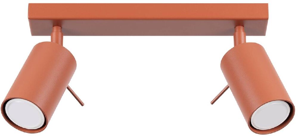 Sollux Lighting Ring Deckenlampe 2x10 W rot SL.1507