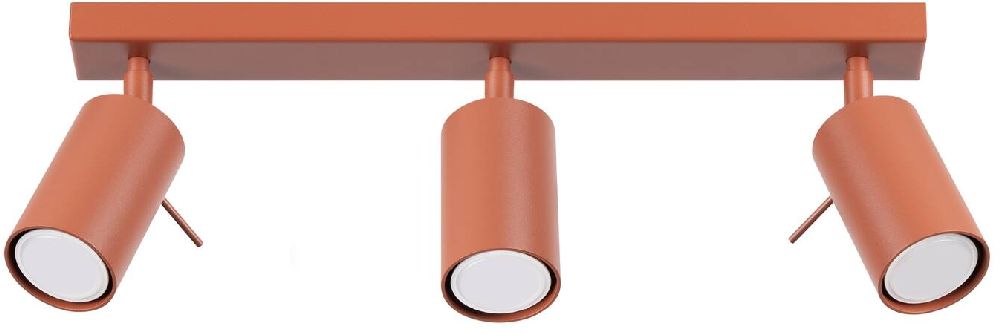 Sollux Lighting Ring Deckenlampe 3x10 W rot SL.1508