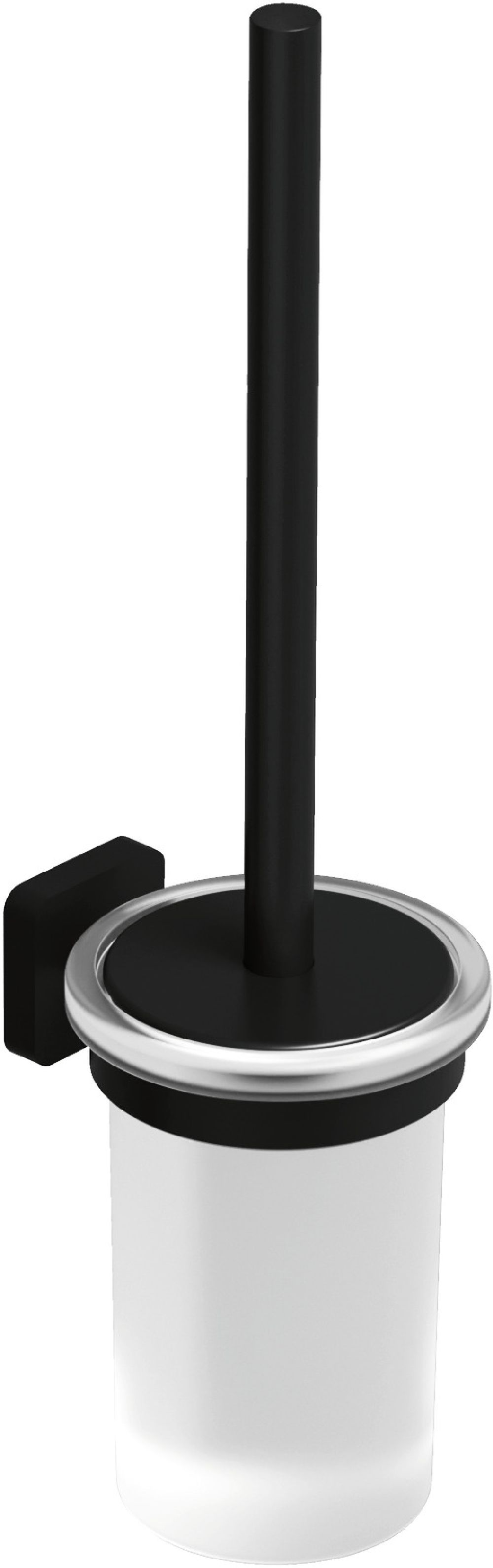 Kludi Vela S Toilettenbürste mit Griff verschraubt schwarz 2597439