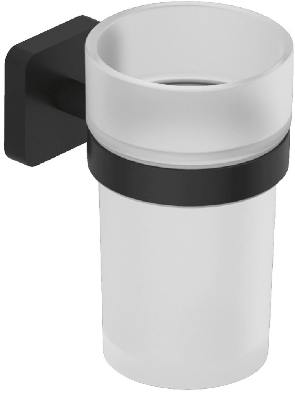 Kludi Vela S Zahnputzbecher schwarz 2597539