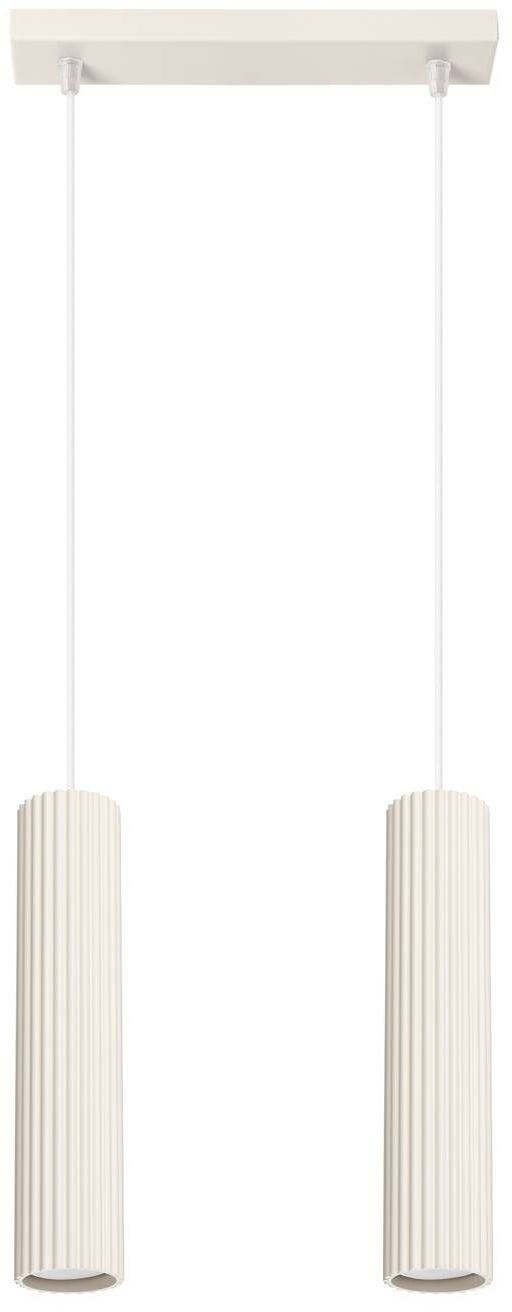 Sollux Lighting Karbon Pendelleuchte 2x10 W beige SL.1593