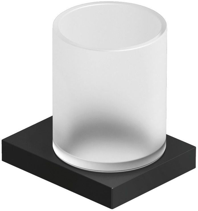 Kludi Vela C Zahnputzbecher weiß-schwarz 3197539