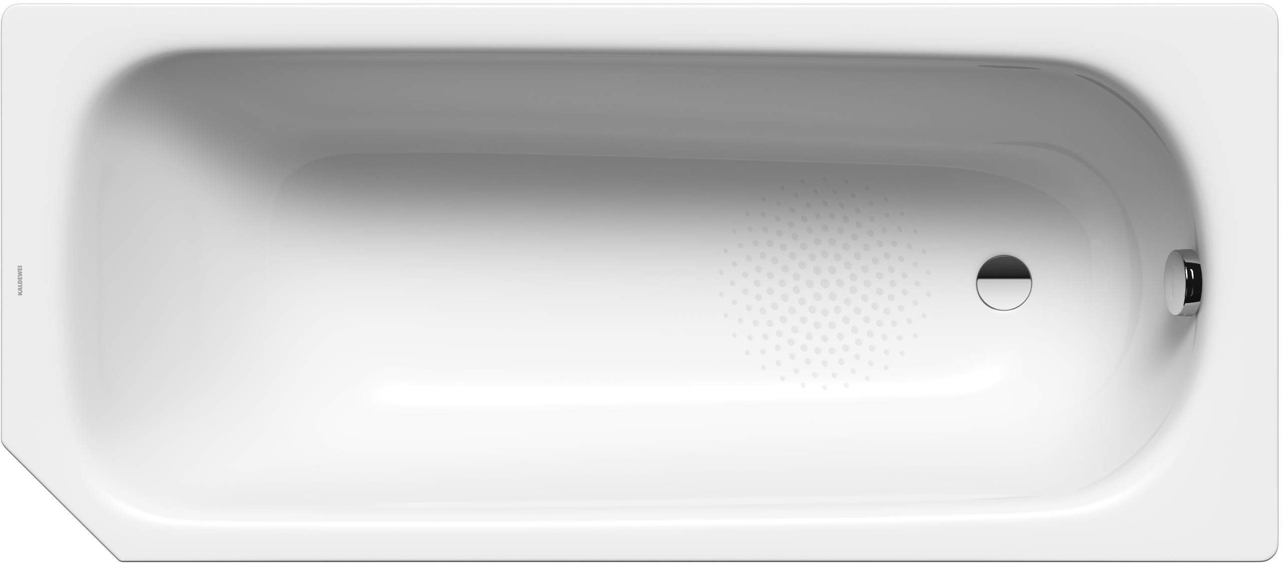 Kaldewei Saniform V1-V4 Rechteckige Badewanne 160x70 cm weiß 192130003001