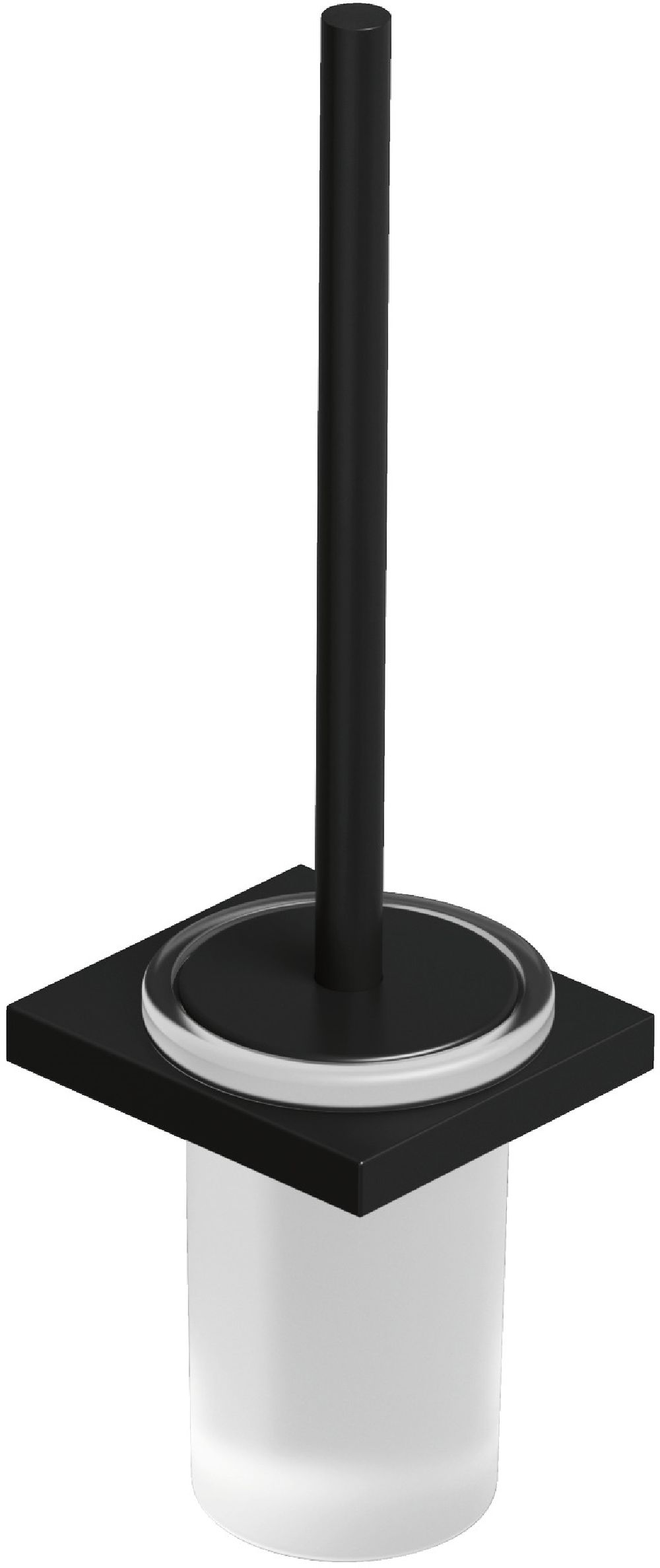 Kludi Vela C Toilettenbürste mit Griff verschraubt schwarz 3197439