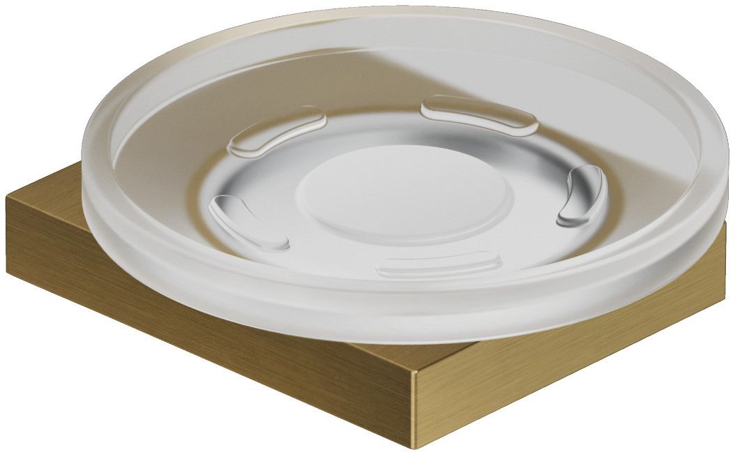 Kludi Vela C Seifenschale Wand weiß-gold 31985N0