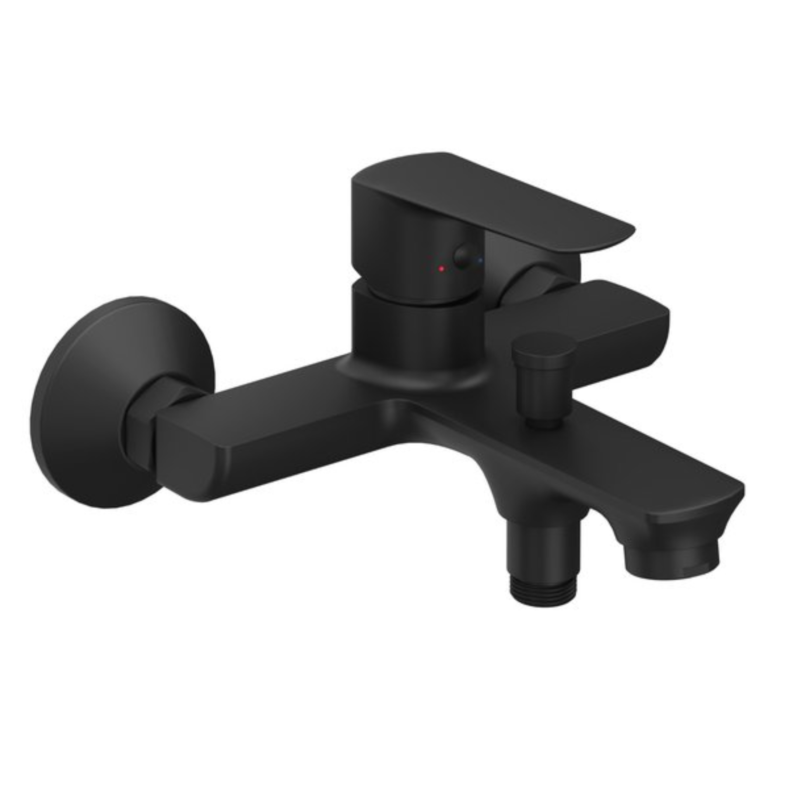 Ravak Life Badewannen- und Duscharmatur Wandmontage schwarz X070479