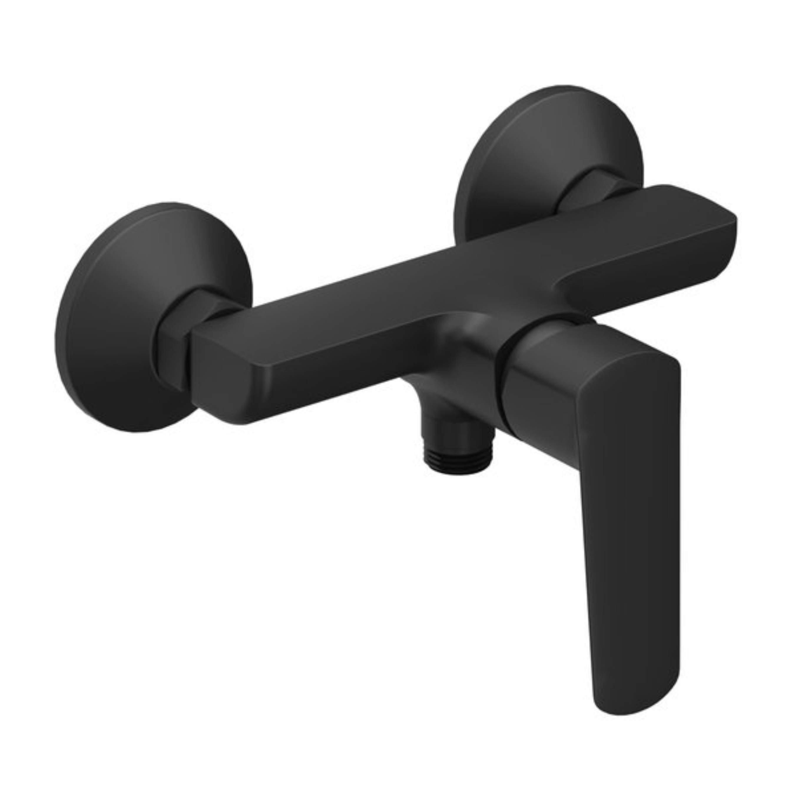 Ravak Life Duschbatterie Wandmontage schwarz X070480