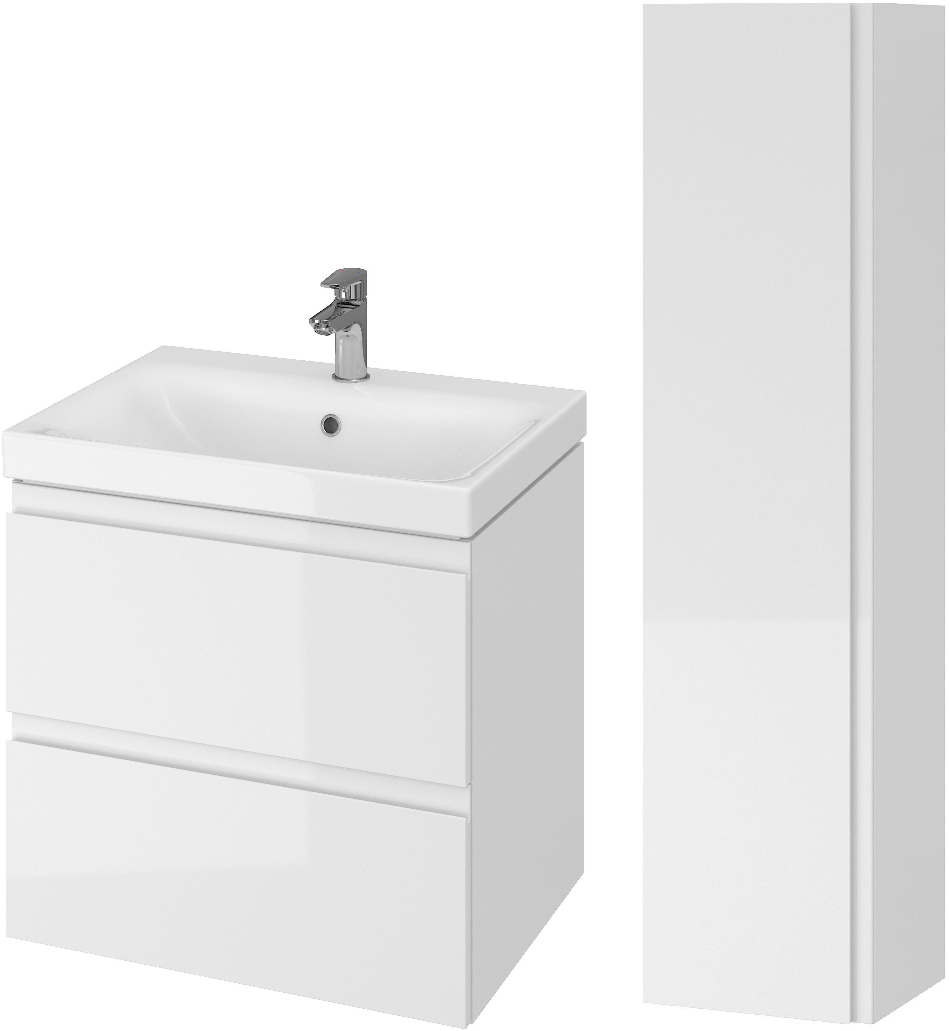 Set Kabinett Cersanit Moduo S590-020-DSM, Waschbecken mit Unterschrank Cersanit Moduo S801-223-DSM