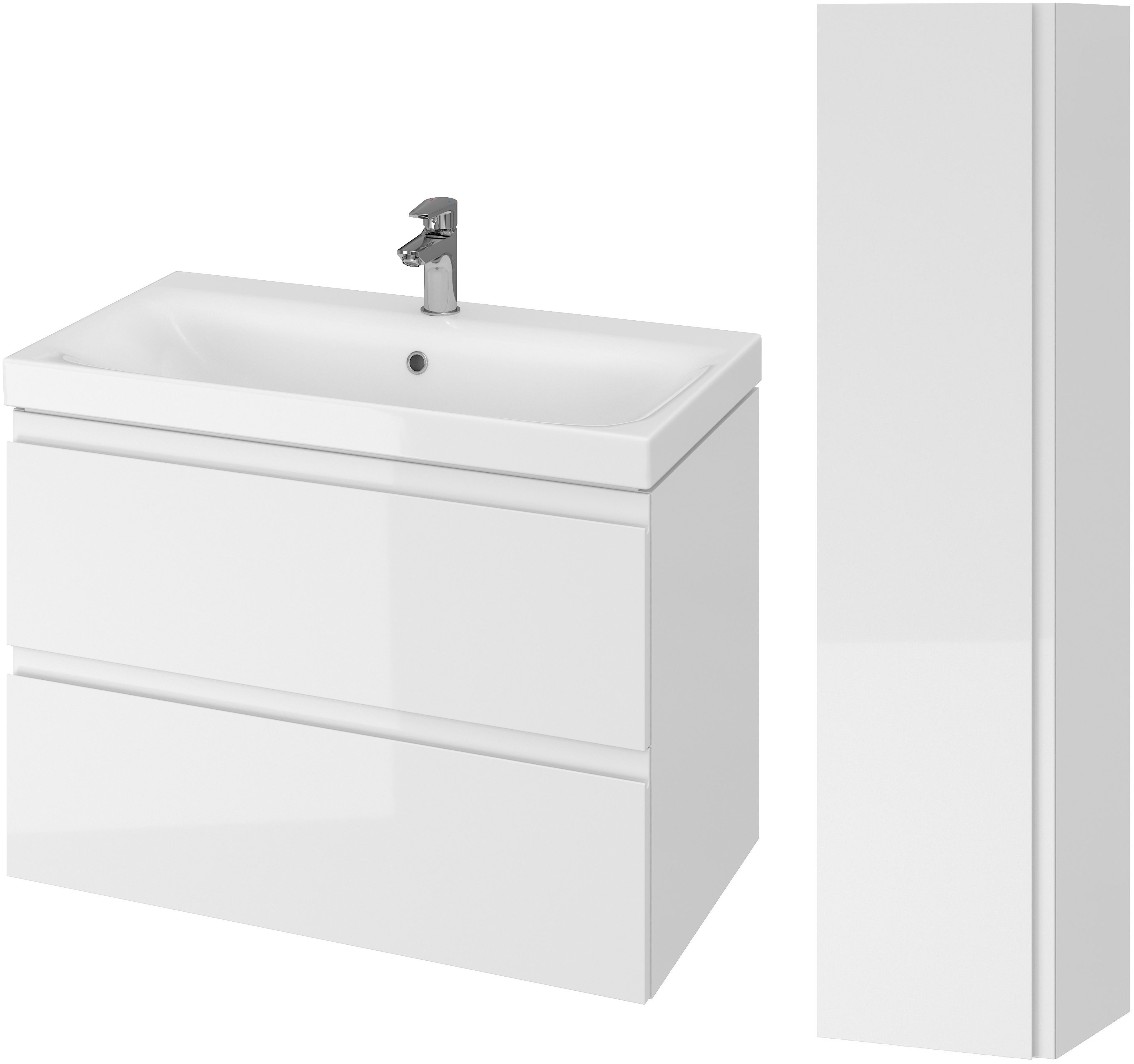 Set Waschbecken mit Unterschrank Cersanit Moduo S801-221-DSM, Kabinett Cersanit Moduo S590-020-DSM