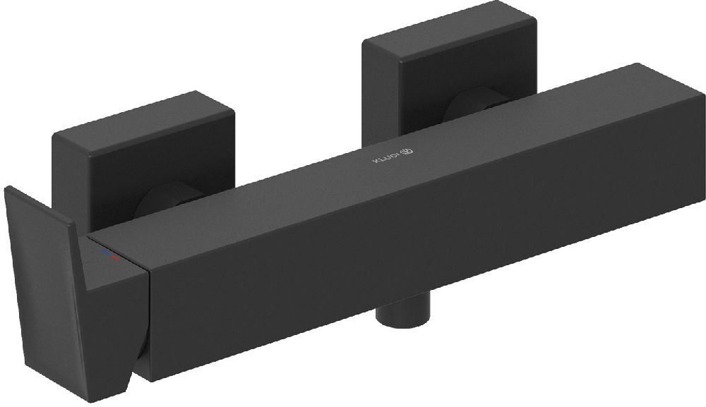 Kludi Decus Duschbatterie Wandmontage schwarz 548313975