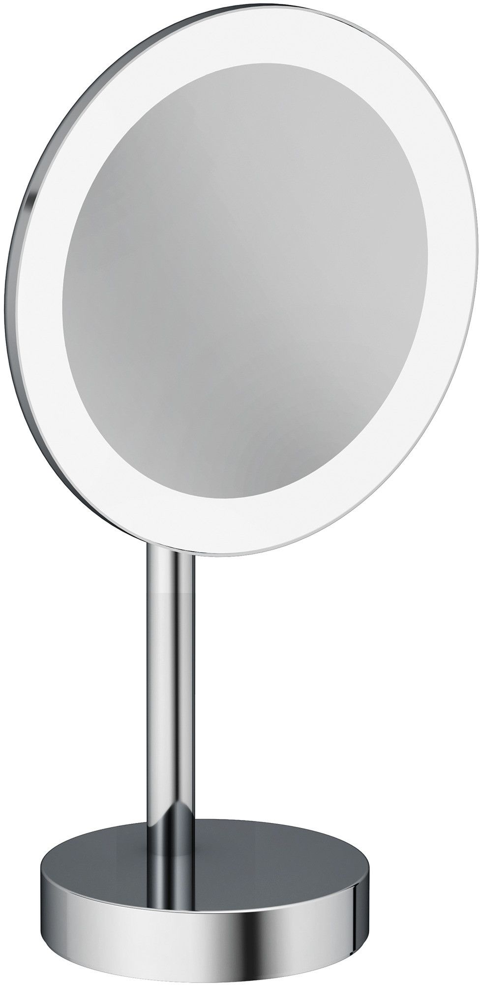 Kludi Vela R Kosmetikspiegel 20.2x35.5 cm rund mit Beleuchtung chrom 5899505F