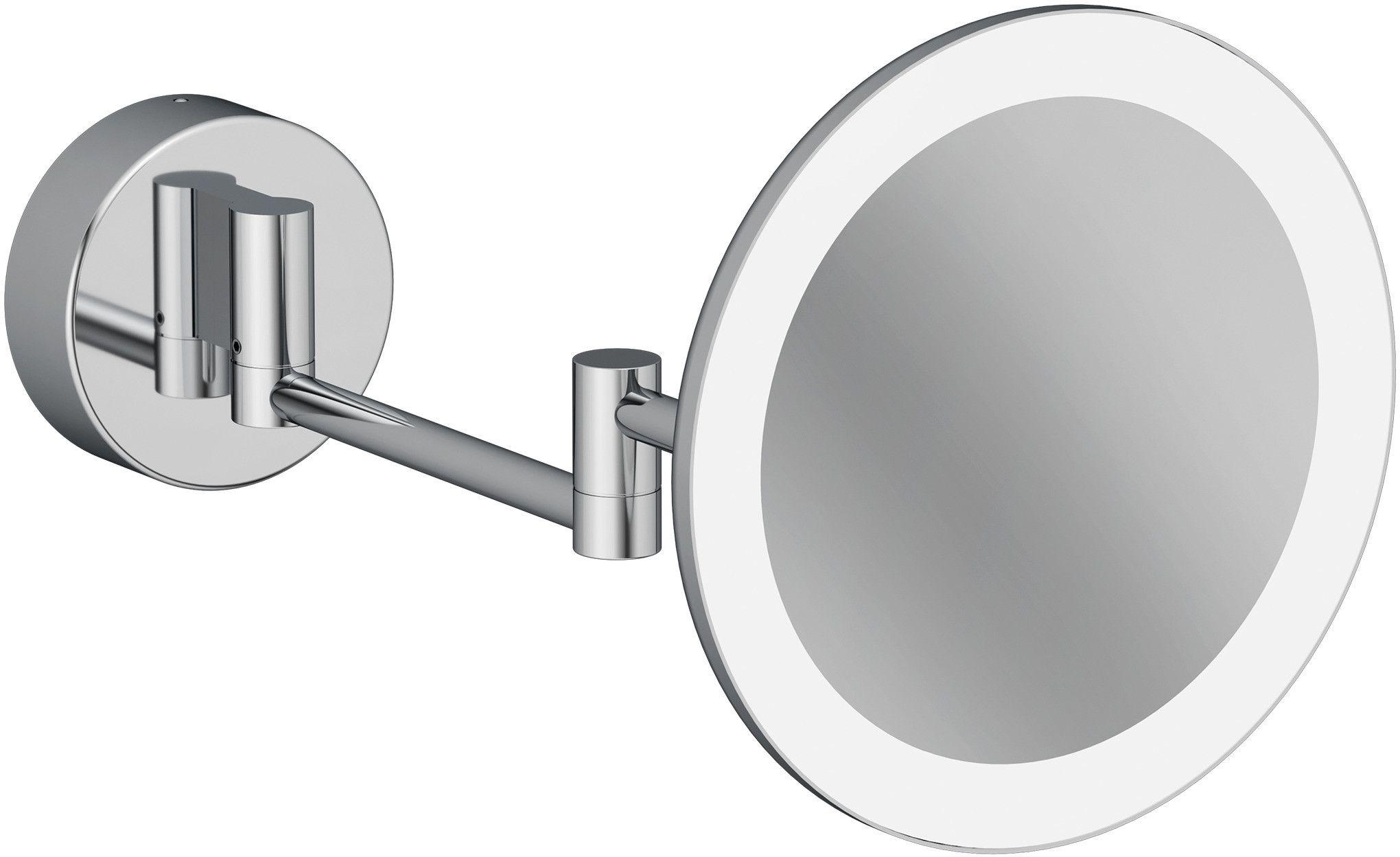 Kludi Vela R Kosmetikspiegel 20.2x20.2 cm rund mit Beleuchtung chrom 5899505W