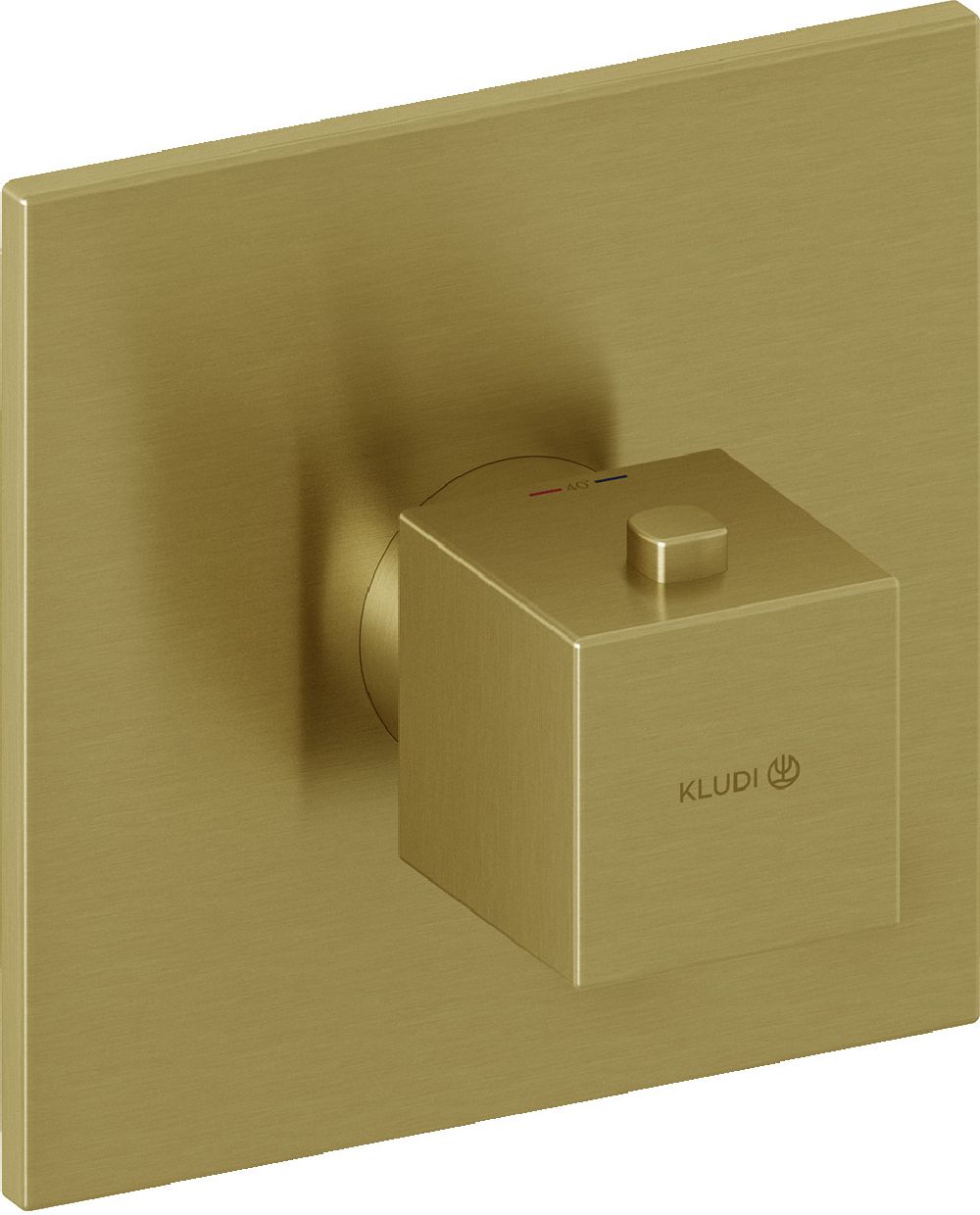 Kludi Decus Duschbatterie Unterputz mit Thermostat gold 54739N075
