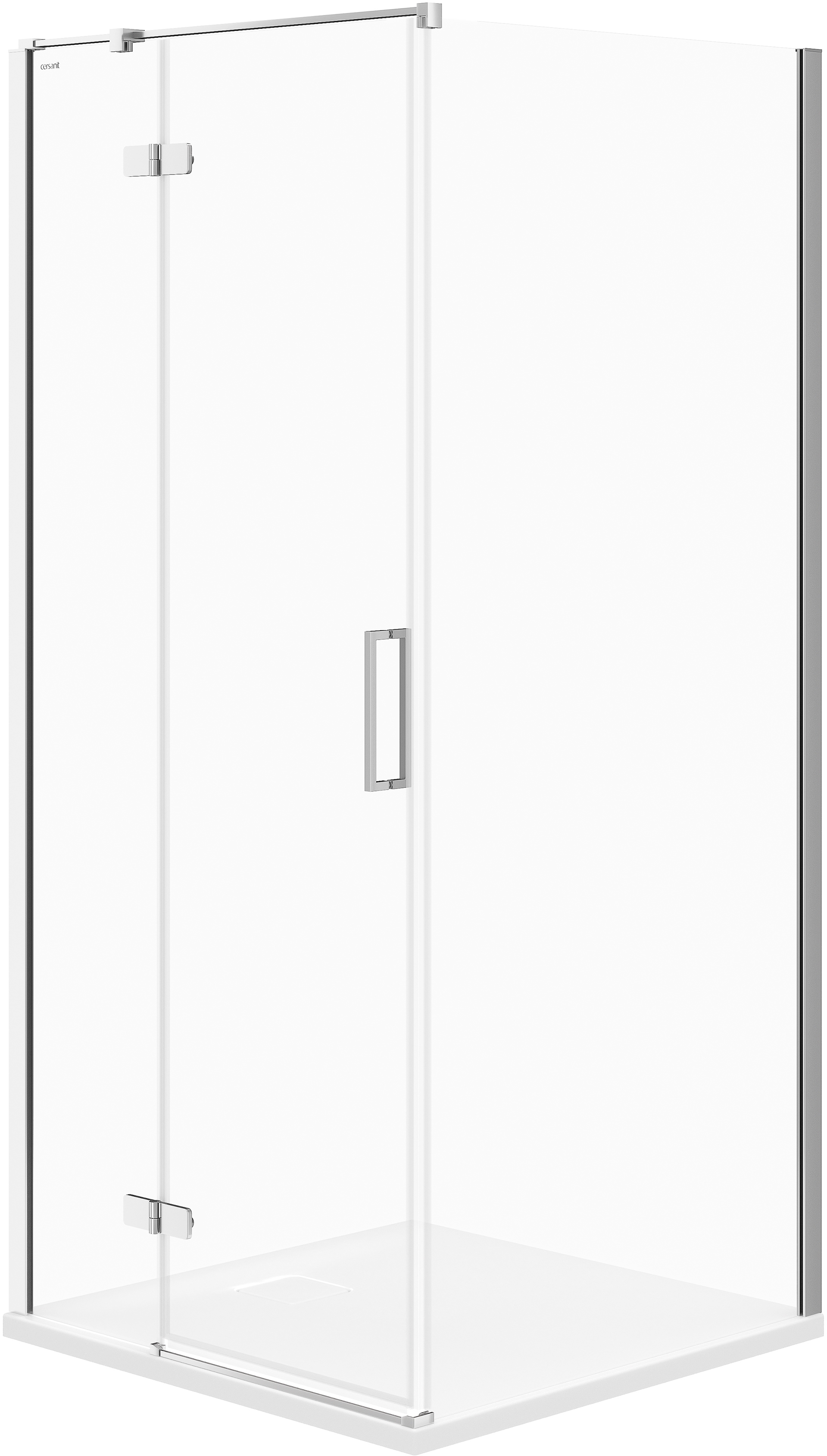 Cersanit City Dusche 90x90 cm quadratisch chrom Glanz/durchsichtiges Glas S584-100