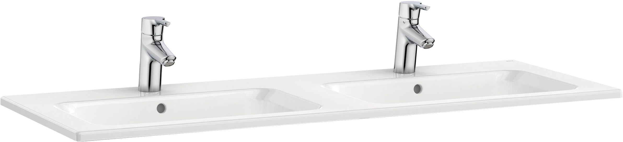 Roca Gap Waschbecken 120x46 cm rechteckig Möbel weiß A3279A0000