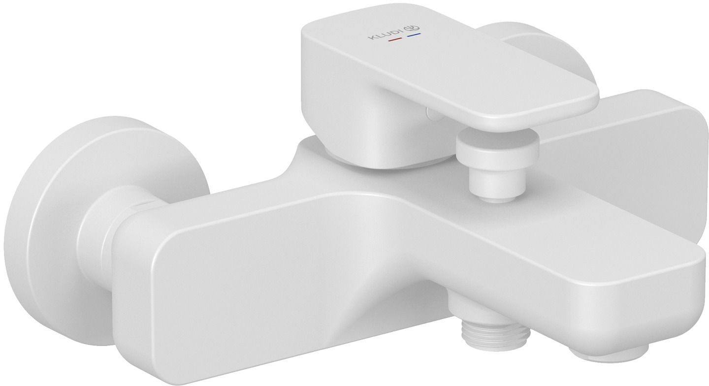 Kludi Renon Badewannen- und Duscharmatur Wandmontage weiß 426915375