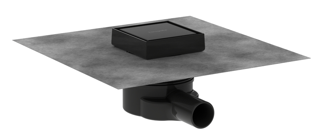 Hansgrohe RainDrain Point Duschrinne 10 cm schwarz 56247670