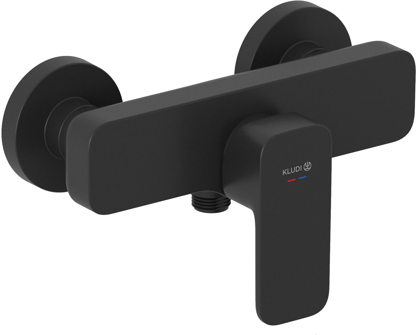 Kludi Renon Duschbatterie Wandmontage schwarz 428313975