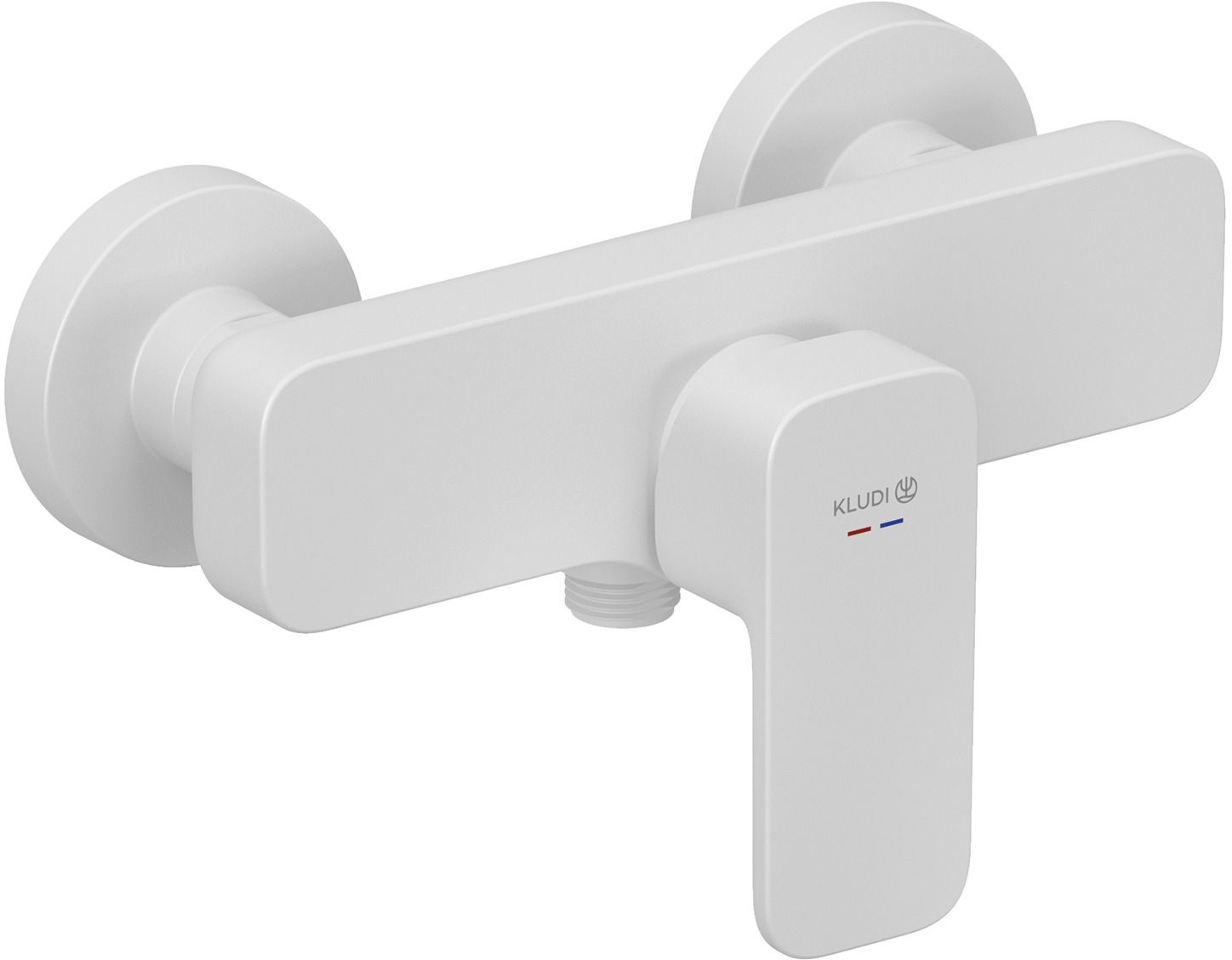 Kludi Renon Duschbatterie Wandmontage weiß 428315375