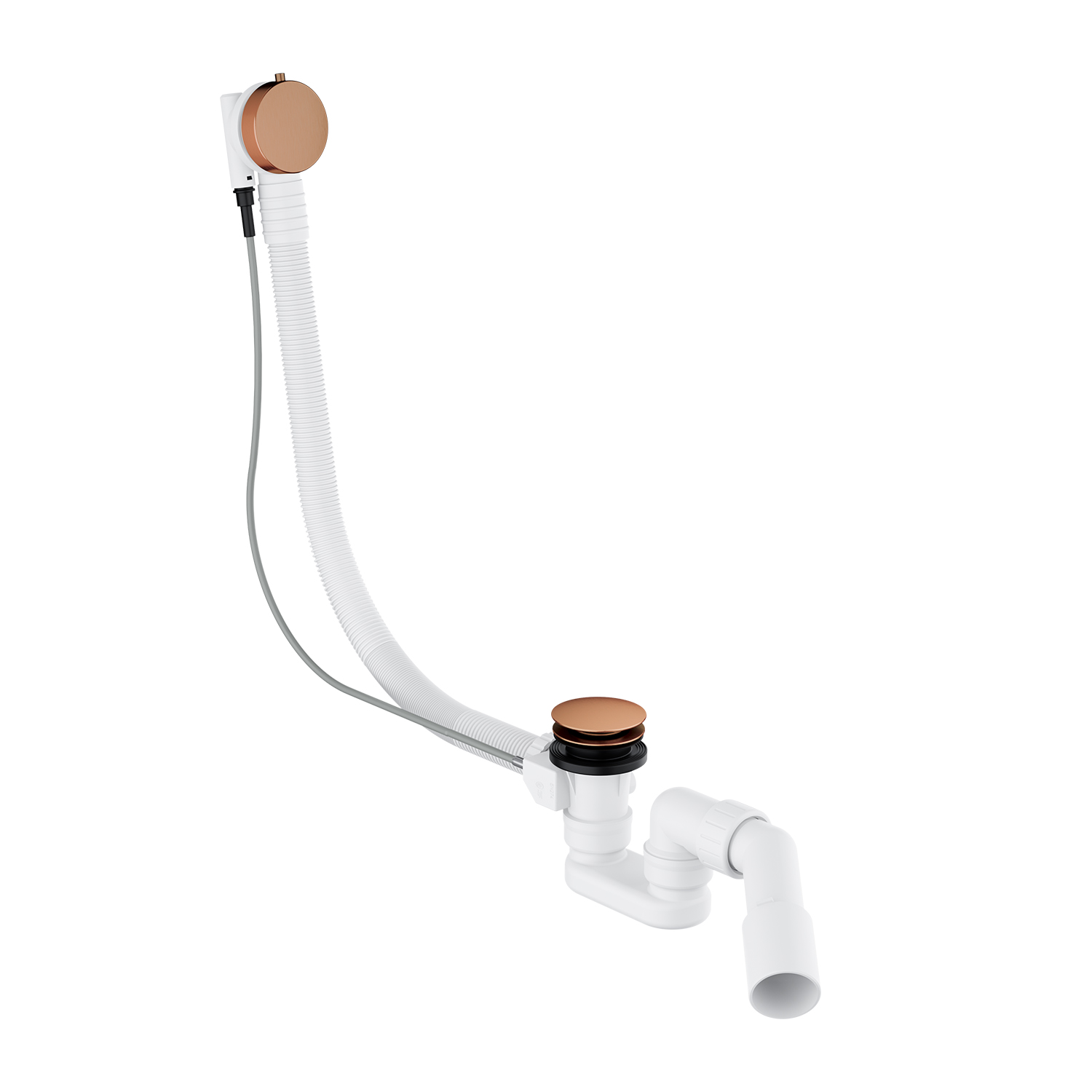 Omnires CGS Siphon mit Überlauf || TK104PLUS37764SCPB