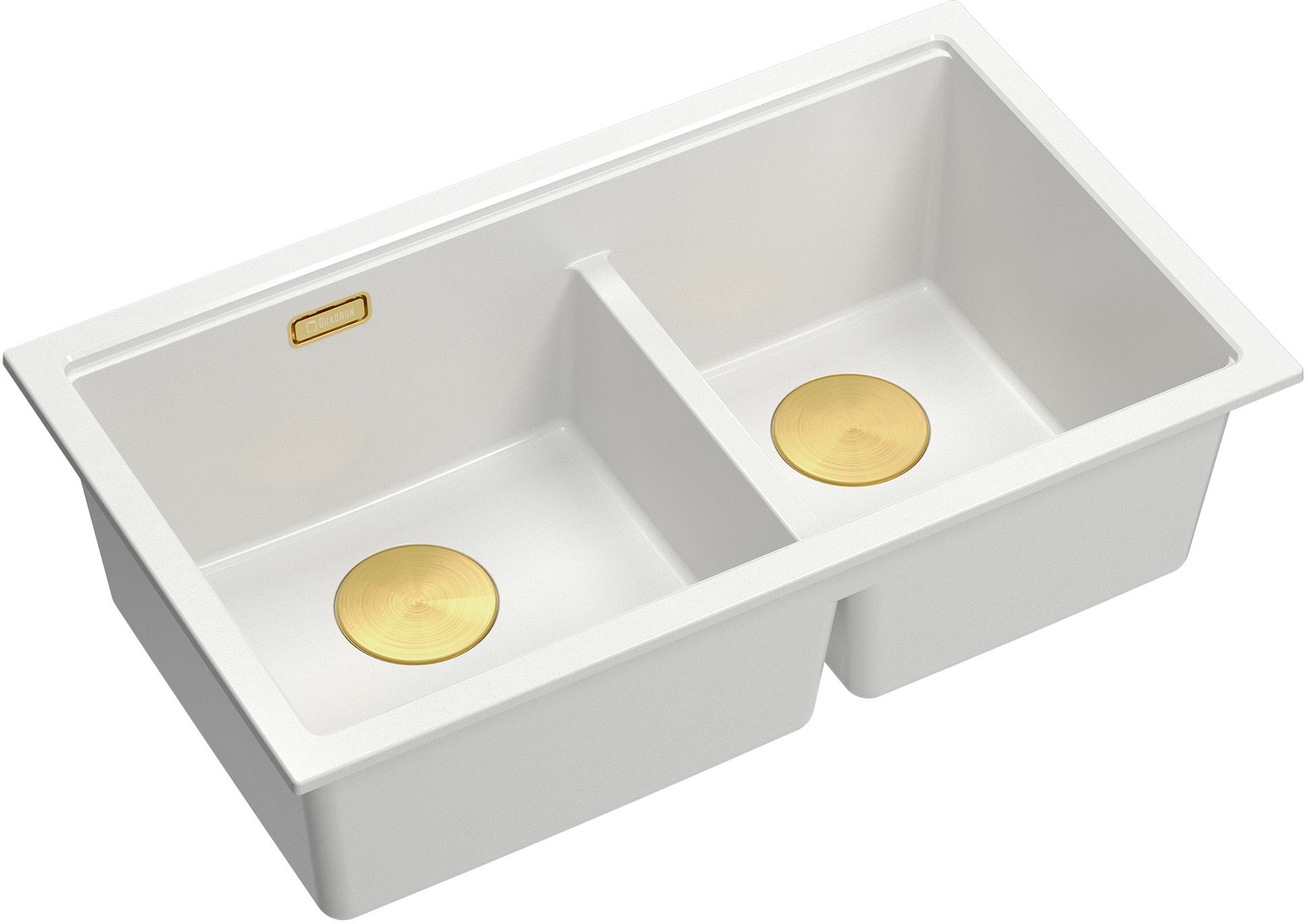Quadron Logan graniteq-spüle 76x45 cm weiß HQL7645U1_PVDG1_U
