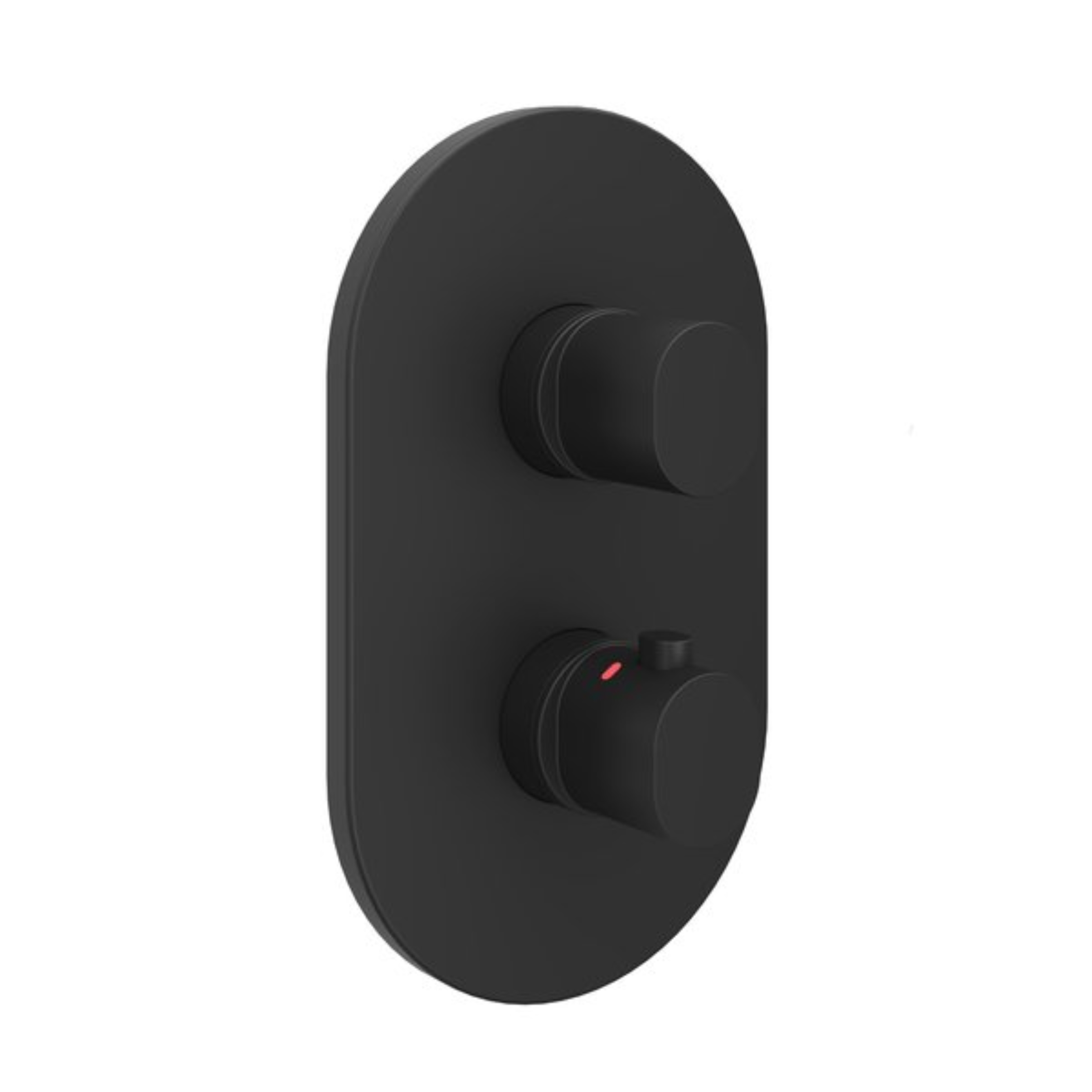 Ravak Chrome II Badewannen- und Duscharmatur Unterputz mit Thermostat schwarz X070469