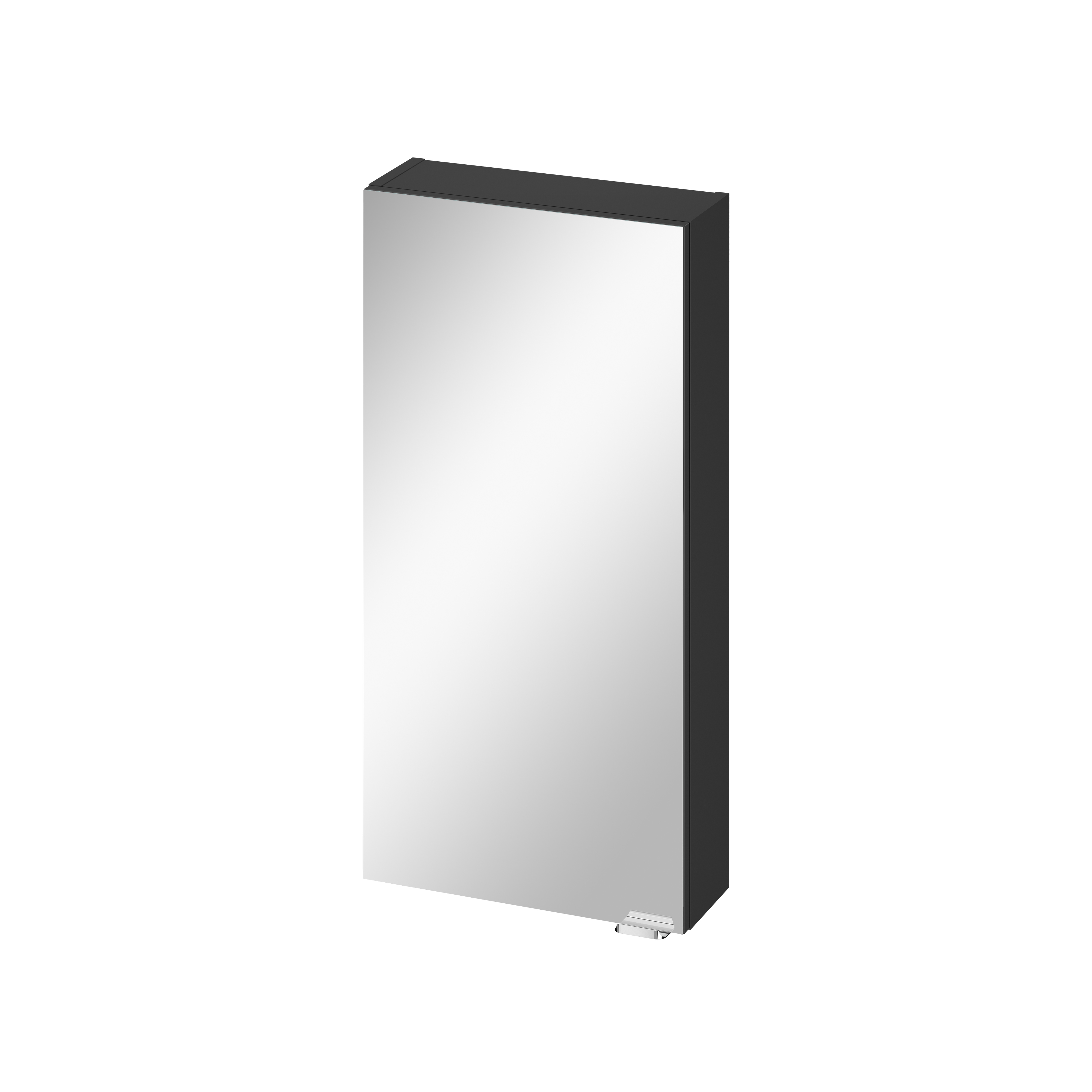 Cersanit Larga Kabinett 40x14.3x80 cm Spiegelschrank anthrazit S164-033