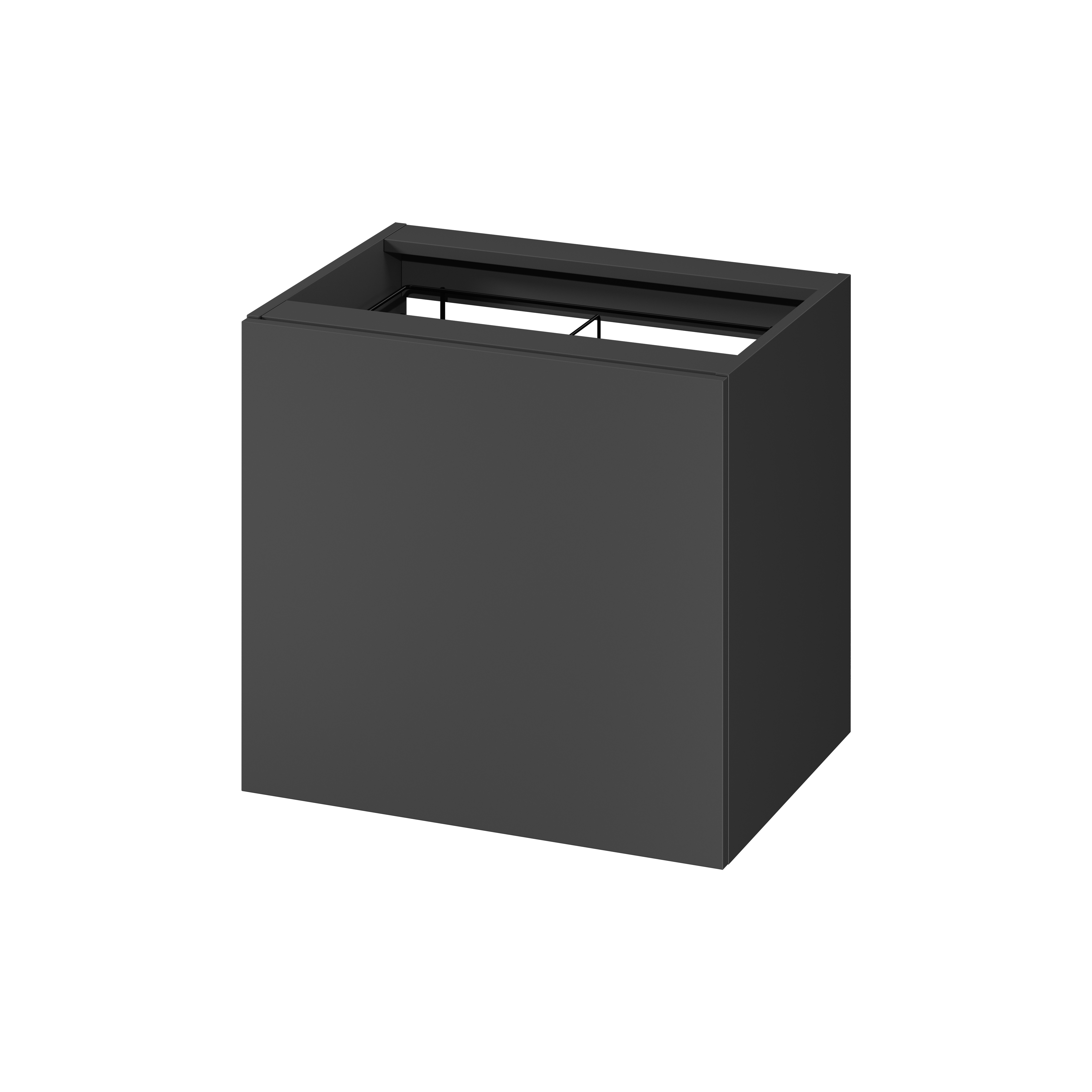 Cersanit Larga Kabinett 60x44.4x55.1 cm Seitenschrank hängend anthrazit S164-045