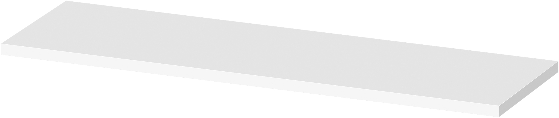 Cersanit Larga Naphtha-Arbeitsplatte 76.4x22.5 cm weiß S164-051