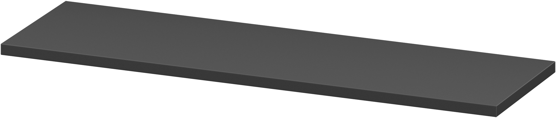 Cersanit Larga Naphtha-Arbeitsplatte 76.4x22.5 cm anthrazit S164-054