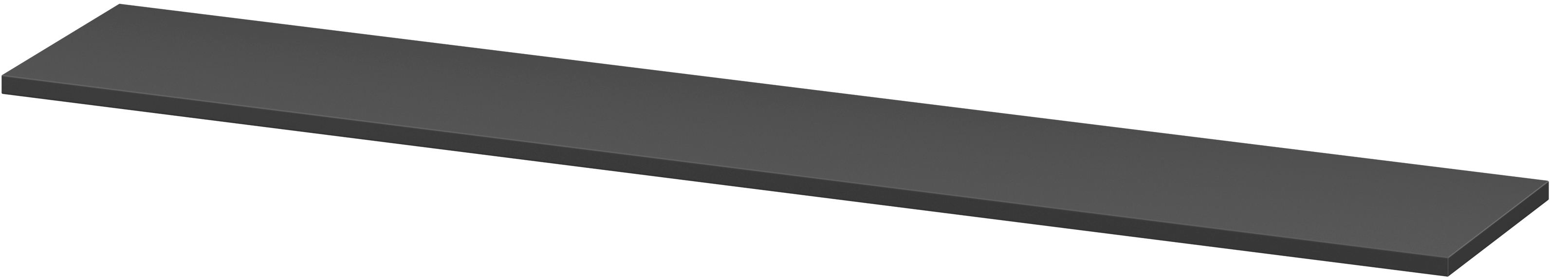 Cersanit Larga Naphtha-Arbeitsplatte 132.4x22.5 cm anthrazit S164-055