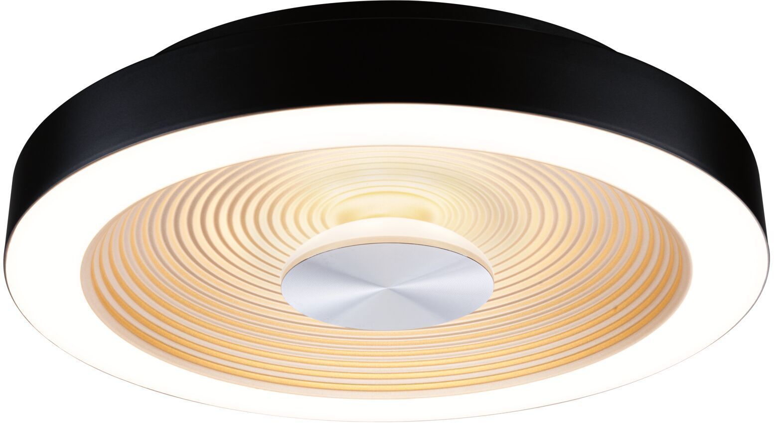 Paulmann Volea Decke 2x18 W schwarz-gold 71178