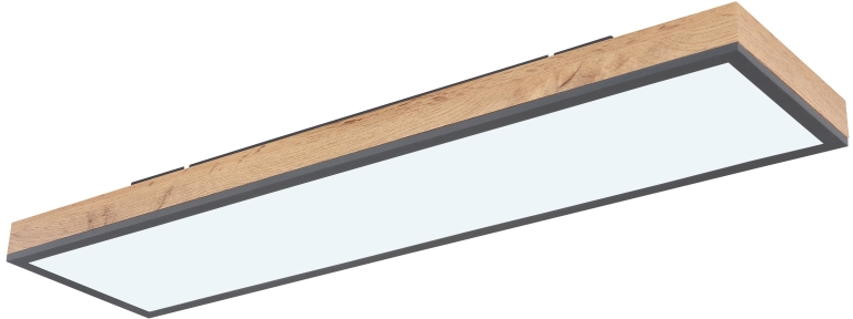 Globo Lighting Doro Decke 1x24 W weiß-holz-graphit 416080WD4-CCT