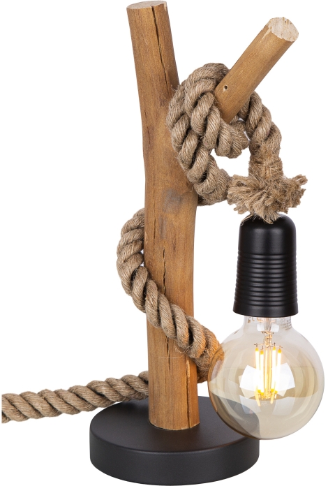 Globo Lighting Nerida Tischlampe 1x10 W holz 52060146X