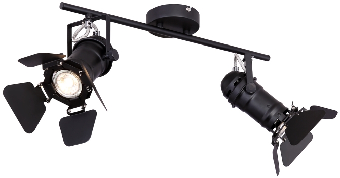 Globo Lighting Egon Leuchter 2x50 W schwarz 54650-2B