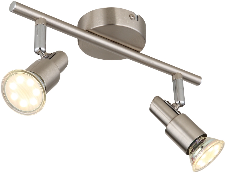 Globo Lighting Kinley Leuchter 2x3 W nikel 57385-2