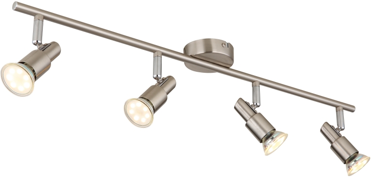 Globo Lighting Kinley Leuchter 4x3 W nikel 57385-4