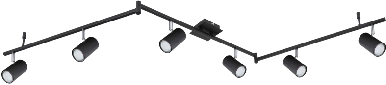 Globo Lighting Robby Deckenlampe 6x35 W schwarz 57910-6B