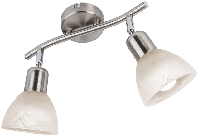 Globo Lighting Daytona Leuchter 2x5 W weiß-nikel 818902016X