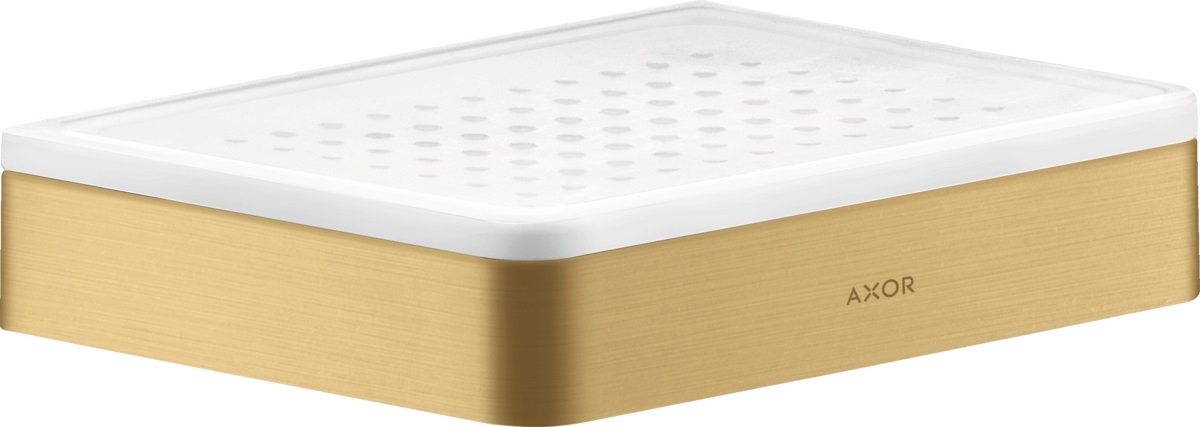 Axor Universal Seifenschale Wand weiß-gold 42803250