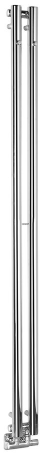 Sapho Pilon Badezimmerheizkörper dekorativ 180x12.2 cm chrom IZ123T