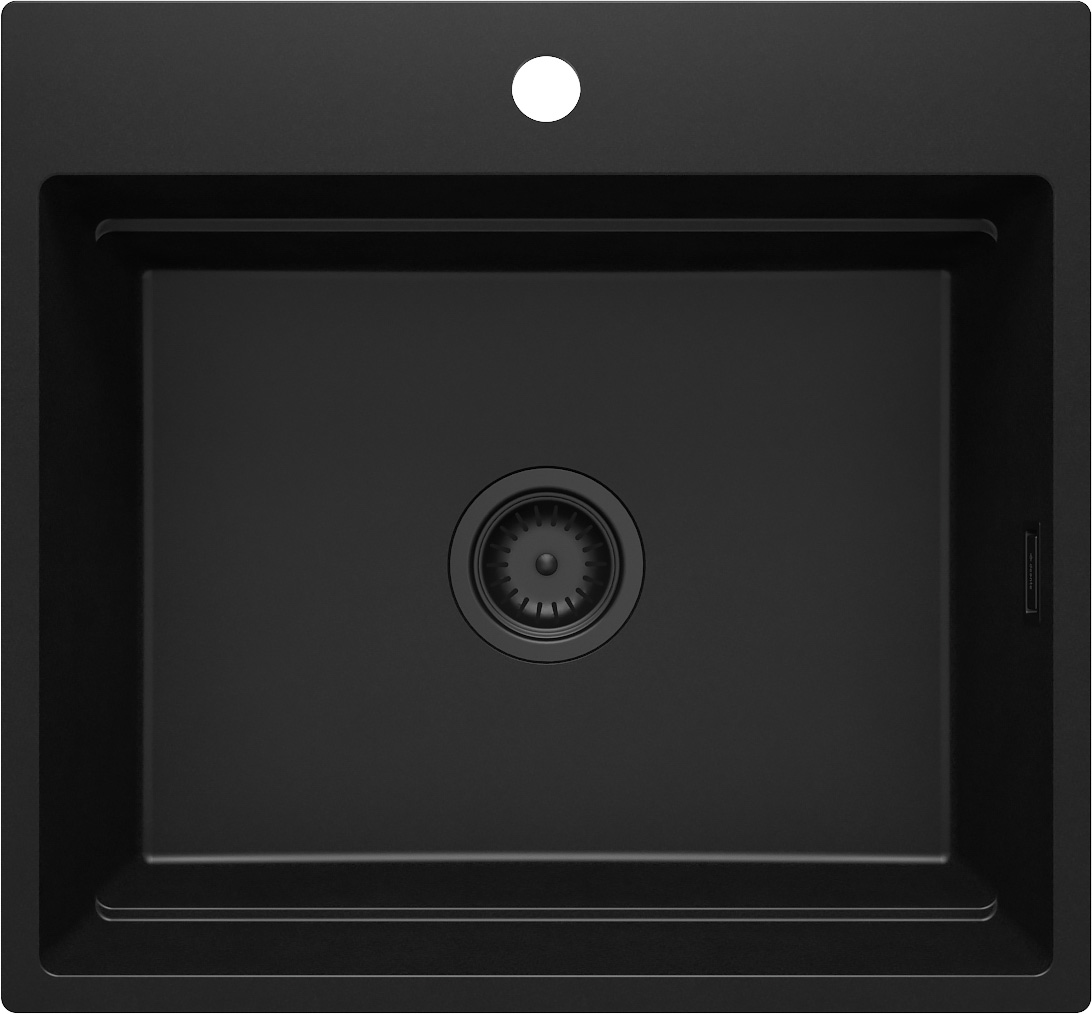 Deante Magnetic Granitspüle 56x52 cm schwarz ZRM_N10A