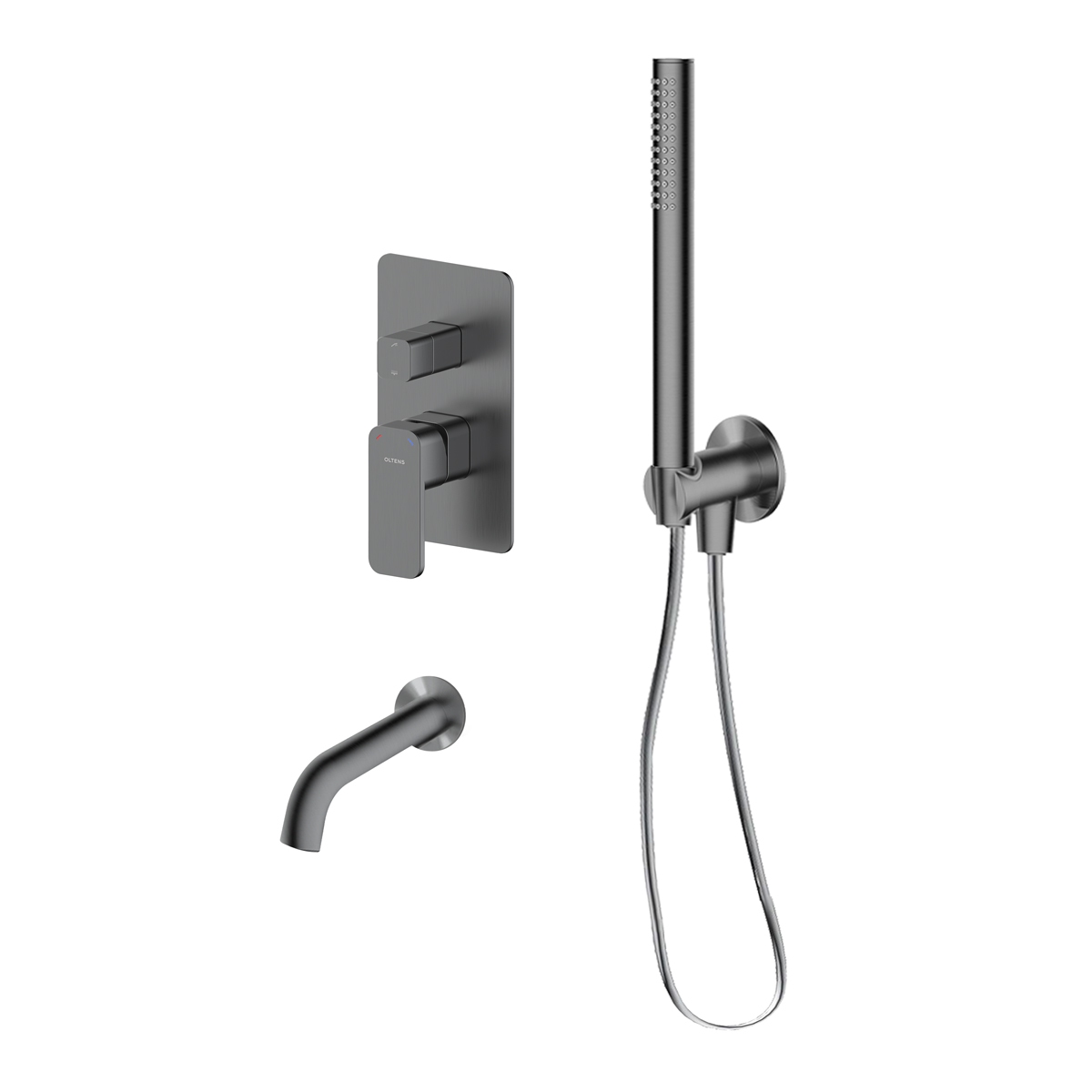 Set Badewannen- und Duscharmatur Oltens Hadsel 34108400, Auslauf für Badewannenarmatur Oltens Molle 39100400, 39304400, 37102400, 37200400