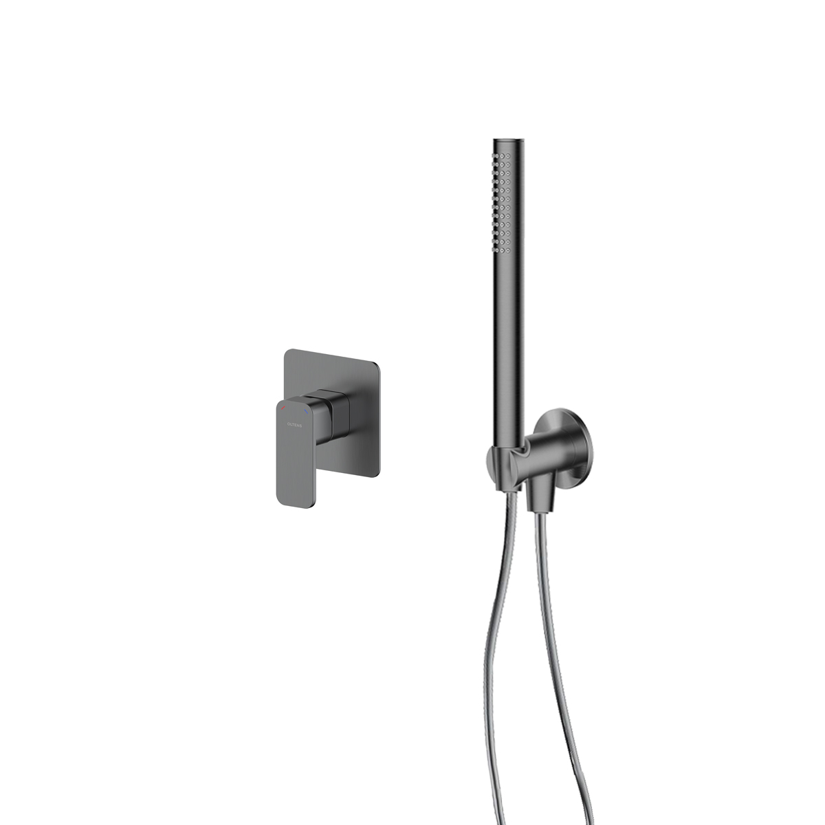 Set Duschbatterie Oltens Hadsel 33106400, Winkelanschluss mit Griff Oltens Hvita 39304400, 37102400, 37200400