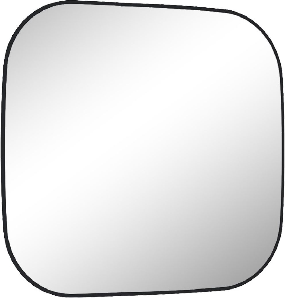 Elita Sharon Spiegel 80x70 cm oval mit Beleuchtung schwarz RE060800010560