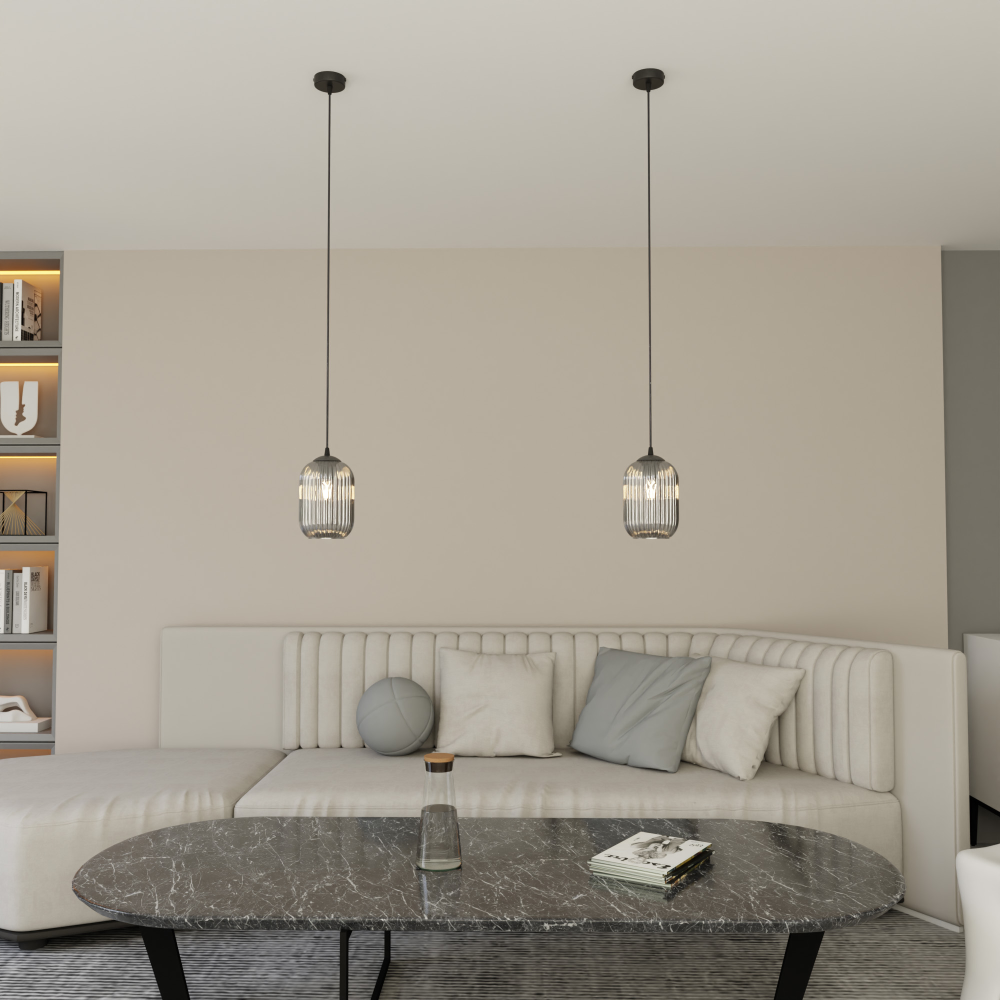 Emibig Verdi Pendelleuchte 1x15 W schwarz-graphit 1434/1