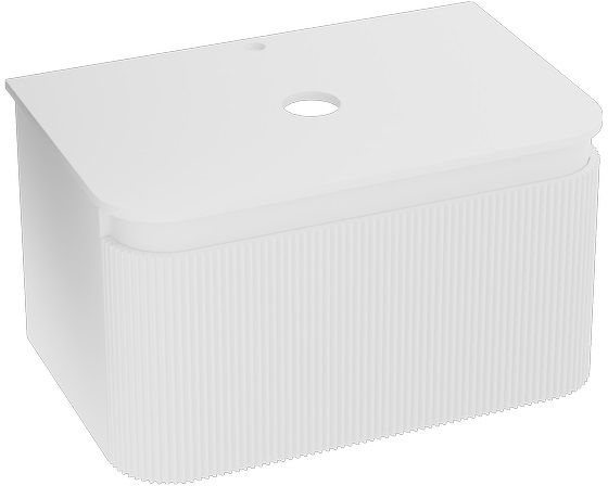 LaVita Vermont Schrank mit Arbeitsplatte 80x50x50 cm Unterschrank hängend weiß 5900378339816