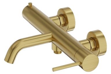 LaVita Orion badewannen- und duscharmatur Wand gold 5900378341567