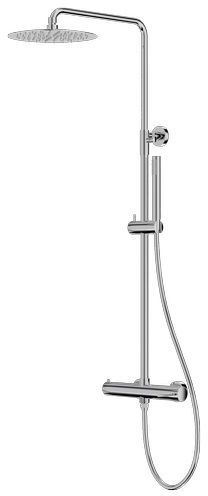 LaVita Orion Duschset Wandmontage mit Kopfbrause chrom 5900378341604