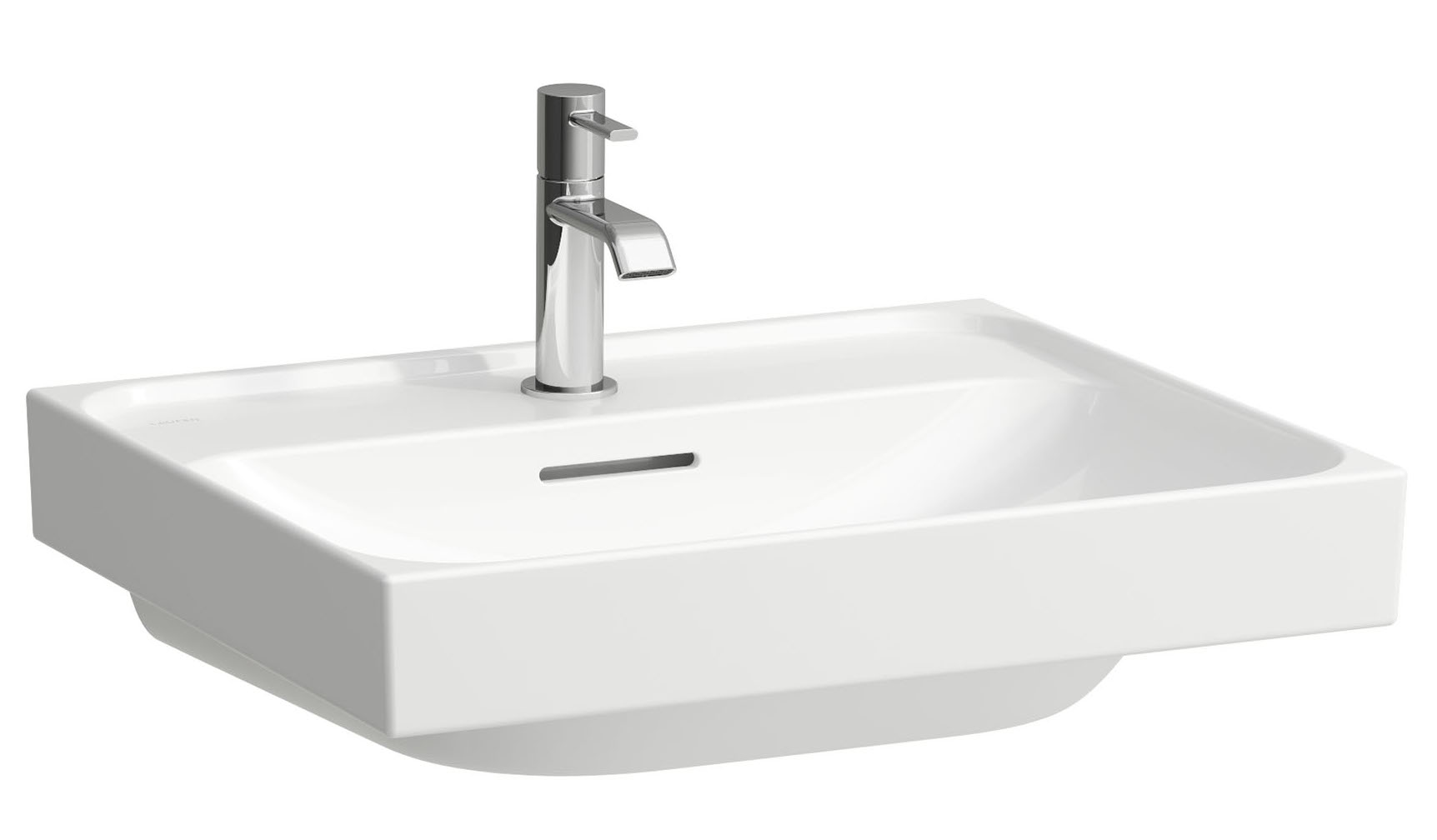 Laufen Meda Waschbecken 55x46 cm rechteckig Klassisch weiß matte H8161127571041